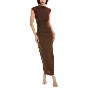 Estellina Womens  Sleeveless Midi Dress, Brown